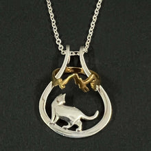 Load image into Gallery viewer, Cat Ring Holder Necklace