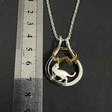 Load image into Gallery viewer, Cat Ring Holder Necklace
