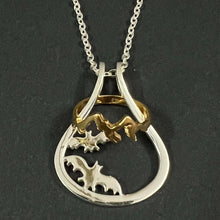 Load image into Gallery viewer, Bat Ring Holder Necklace