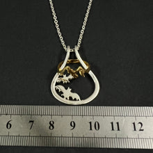 Load image into Gallery viewer, Bat Ring Holder Necklace