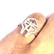 Load image into Gallery viewer, MF Doom Mask Ring