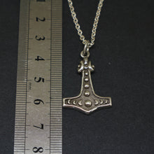 Load image into Gallery viewer, Mjolnir Thor Hammer Necklace