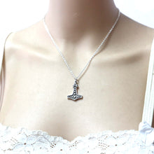 Load image into Gallery viewer, Mjolnir Thor Hammer Necklace