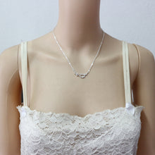 Load image into Gallery viewer, Silver Mother Daughter Bat Necklace