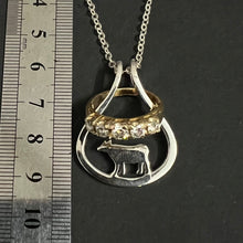 Load image into Gallery viewer, Cow Ring Holder Necklace