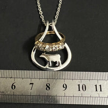 Load image into Gallery viewer, Cow Ring Holder Necklace