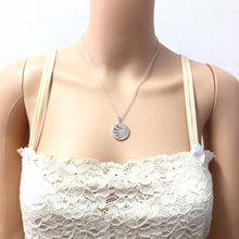 Load image into Gallery viewer, Silver Bats Flying Necklace