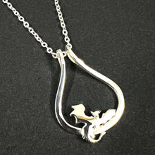 Load image into Gallery viewer, Western Dragon Ring Holder Necklace