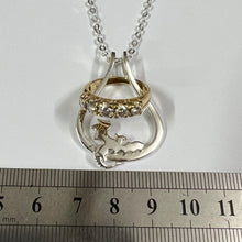 Load image into Gallery viewer, Western Dragon Ring Holder Necklace