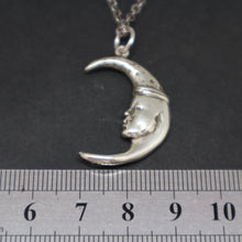 Load image into Gallery viewer, Sun and Moon Kissing Silver Couple Necklaces