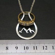 Load image into Gallery viewer, Mountain Ring Holder Necklace
