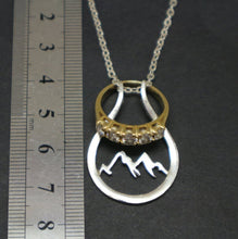 Load image into Gallery viewer, Mountain Ring Holder Necklace

