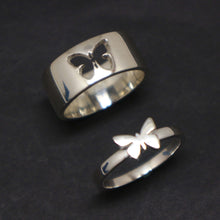 Load image into Gallery viewer, Butterfly Couple Promise Ring
