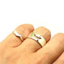 Load image into Gallery viewer, Bat Promise Ring for Couples