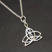 Load image into Gallery viewer, Celtic Mother Daughter 3 Knot Necklace