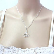 Load image into Gallery viewer, Celtic Mother Daughter 3 Knot Necklace
