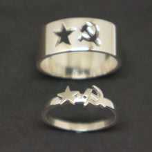 Load image into Gallery viewer, Communist Matching Ring for Couples