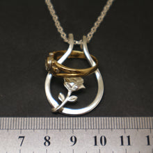 Load image into Gallery viewer, Rose Ring Holder Necklace