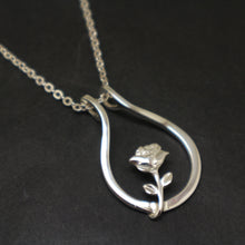 Load image into Gallery viewer, Rose Ring Holder Necklace
