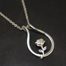 Load image into Gallery viewer, Rose Ring Holder Necklace