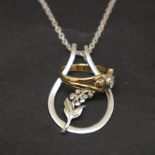 Load image into Gallery viewer, Lily of the Flower Ring Holder Necklace