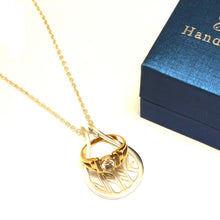 Load image into Gallery viewer, Personalized Rune Ring Holder Necklace