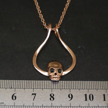 Load image into Gallery viewer, Skull Ring Holder Necklace