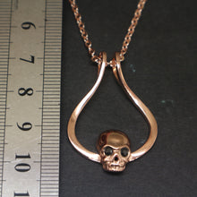 Load image into Gallery viewer, Skull Ring Holder Necklace
