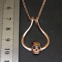 Load image into Gallery viewer, Skull Ring Holder Necklace