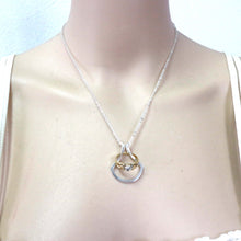 Load image into Gallery viewer, Silver Ring Holder Necklace