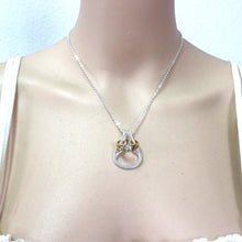 Load image into Gallery viewer, Silver Ring Holder Necklace