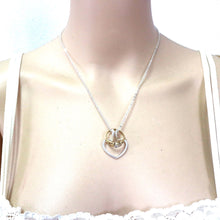 Load image into Gallery viewer, Silver Ring Holder Necklace
