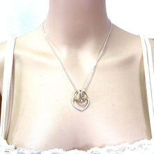 Load image into Gallery viewer, Silver Ring Holder Necklace