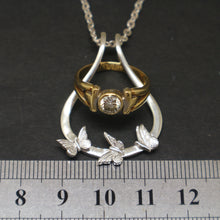 Load image into Gallery viewer, Butterfly Ring Holder Necklace
