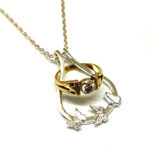Load image into Gallery viewer, Butterfly Ring Holder Necklace