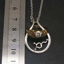 Load image into Gallery viewer, Science Ring Holder Necklace
