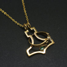 Load image into Gallery viewer, Thor Hammer Ring Holder Necklace