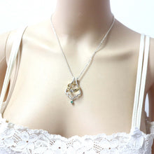 Load image into Gallery viewer, Art Deco Ring Holder Necklace