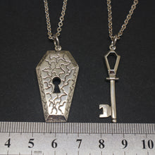 Load image into Gallery viewer, Coffin Key Lock Matching Necklace