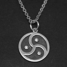 Load image into Gallery viewer, Silver Black BDSM Necklace
