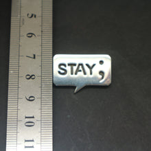 Load image into Gallery viewer, Semicolon Stay Pin