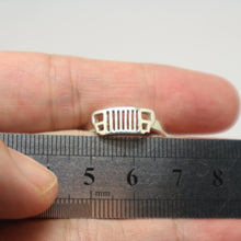 Load image into Gallery viewer, Silver BU CJ ZJ Jeep Grilles Ring