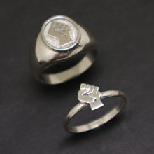Load image into Gallery viewer, Silver Black Lives Matter Ring