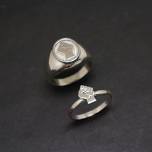 Load image into Gallery viewer, Silver Black Lives Matter Ring