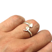 Load image into Gallery viewer, Ace of Spades Semicolon Ring