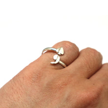 Load image into Gallery viewer, Ace of Spades Semicolon Ring