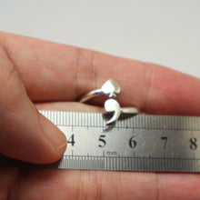 Load image into Gallery viewer, Ace of Spades Semicolon Ring