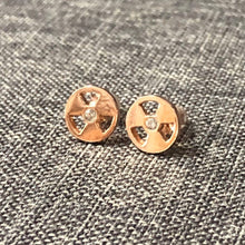 Load image into Gallery viewer, Silver Radiologist Technologist Stud Earring