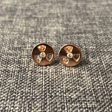 Load image into Gallery viewer, Silver Radiologist Technologist Stud Earring