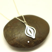 Load image into Gallery viewer, Silver Feminist Vagina Necklace